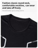 2/6 Pack Plus Size Men's Quick-drying Short-sleeved Shorts Suit Men's Leisure Sports Running Fitness T-shirt Joker Shorts Teen