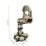 Spooky Tealight Candle Holder Halloween Decorations Horror Skeleton Candle Holders Resin Candlestick Gothic Style Home Decor