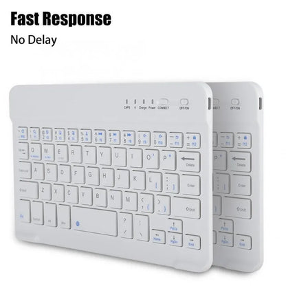 10 Inch Bluetooth Keyboard French Spanish Russian Arabic AZERTY Thai Keyboard Wireless Universal For IPad Tablet Pro 9.7 Android