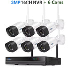 16CH NVR 6 Cameras 1 / UK Plug / None