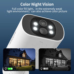 ARCCTV 4MP Wifi Solar Battery Camera Kit Surveillance Security System Humanoid Detection Siren Alarm Outdoor Wireless Camera Set