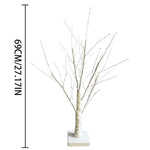 144 LED Birch Tree Light Warm White USB Battery Power Holiday Decorative Tree Christmas Halloween Easter Gift