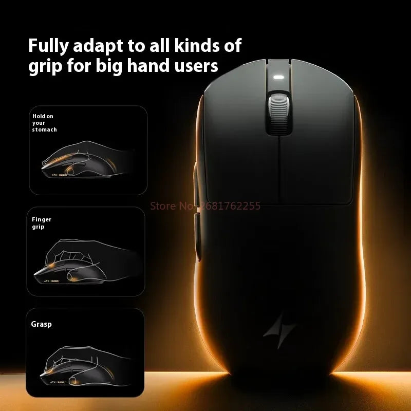 ATK A9 Ultra Wireless Gaming Mouse A9/A9 SE/A9 Plus/A9 Pro Tri-Mode 8K 53g Lightweight E-sports Gaming Mouse PC Custom Accessory