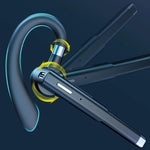 YYK520 Bluetooth Headset Noise Cancelling Sports Earphone Waterproof Digital Display Headphones Single Ear Earbuds Over-Ear