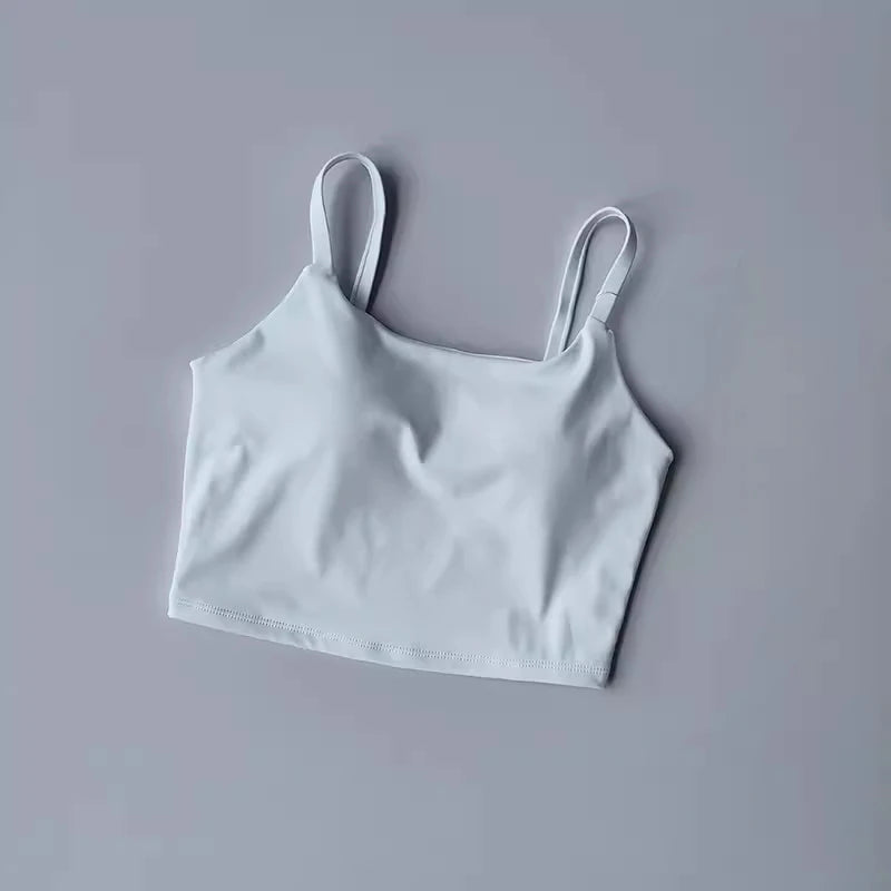 Women Breathable Sports Bra Fitness Top Push Up Sport Bra Fixed With Pad Yoga Bra Underwear Sport Tops For Running Vest Gym Wear