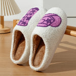 Country Nashville Style Boot Women Slippers Cowgirl Hat Fluffy Slides Comfortable Cozy Comfy Houseshoes Winter Home Cowboy Shoes