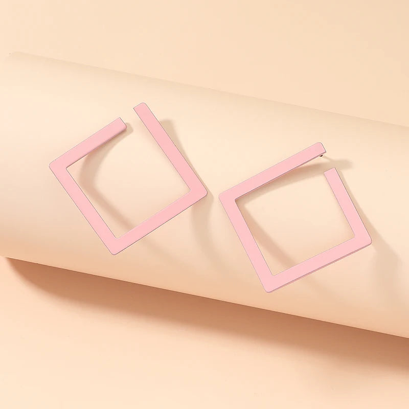 European and American fashion new environmentally friendly personality temperament cool style earrings exaggerated niche design