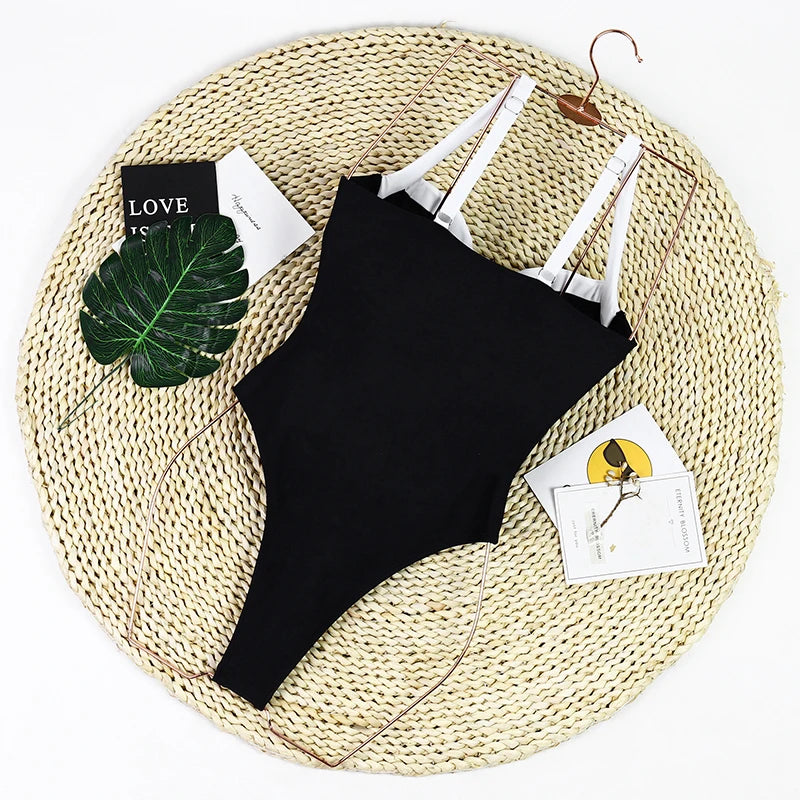 Woman Swimwear 2024 High Waist Bikinis Shorts Women's Swimsuit Luxury Ribbed Two-piece Bathing Suits Summer Bikini Set Swim Suit