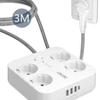 4AC 3U1C 3m / EU Plug