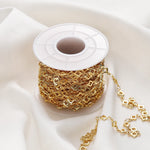 1Meter/Pack 5.5MM 14/18K Gold Plated Brass Rhombus Chain For Jewelry Making Necklace Bracelets Chain Jewelry Making Supplies