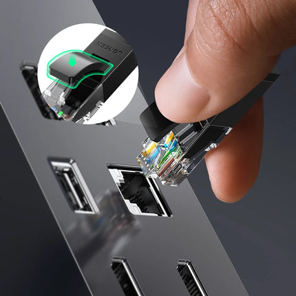UGREEN Ethernet Cable Cat6 Gigabit High Speed 1000Mbps Internet Cable RJ45 Shielded Network LAN Cord for PC PS5 PS4 PS3 Xbox