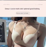 2024 New Push Up Bra for Small Chest  Ultra Thick 6CM Padded No Steel Ring Comfortable & Sexy Lift Lingerie for Flat Chest Women