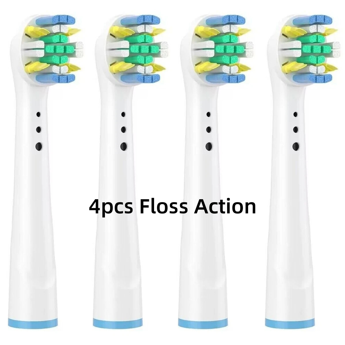 4/8PCS Replacement Brush Heads for Oral B Electric Toothbrushes Floss Cross Action 3D Pro White Precision Standard Daily Clean