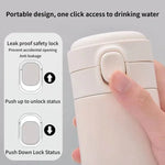 Disney Stitch 420ml Thermal Cup Sports Water Bottle Kids Portable Large Capacity Outdoor Vacuum Cup Stainless Steel Bottle