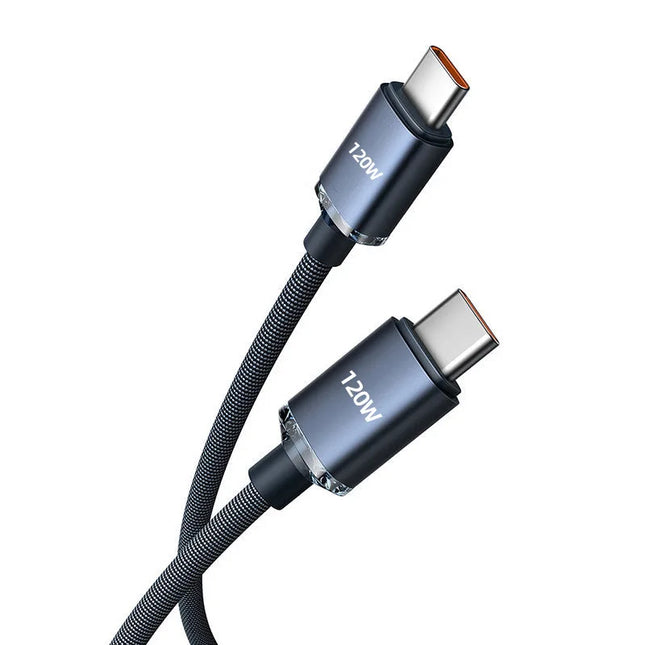 120W USB Type C To USB C Cable  For iPhone 15 Pro Max PD Fast Charge  Data Cord For Samsung Xiaomi 14 Oneplus 12 POCO X6 OPPO CC