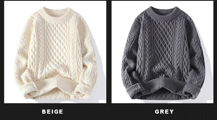 Brand Christmas Sweaters Men Crewneck Sweater Men Pullover Jumpers Fashion Clothing Autumn Winter Tops Male Knitted Sweatshirts