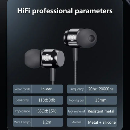 For Samsung 90° Jack Wired Gaming Headset HiFi Surround Sound With Mic Type C 3.5mm Music Headphones For Galaxy S24 23 iPhone 15