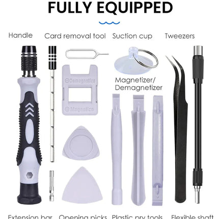 115 in 1Multifunctional Screwdriver Set Computer PC Mobile Phone Equipment Repair Screw Driver Insulation Manual Household Tools