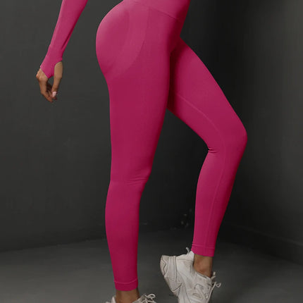 Women Yoga Leggings Hips Lifting Gym Leggings Seamless Sport Pants High Waist Fitness Leggings Bubble Butt Workout Running Pants