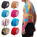 Tapes Kinesio Elastic Bandage Knee Pads Tapes Kinesiology Support Pads Locking Sports Self-Adhesive Venda Kinesiotape Bandage ￼