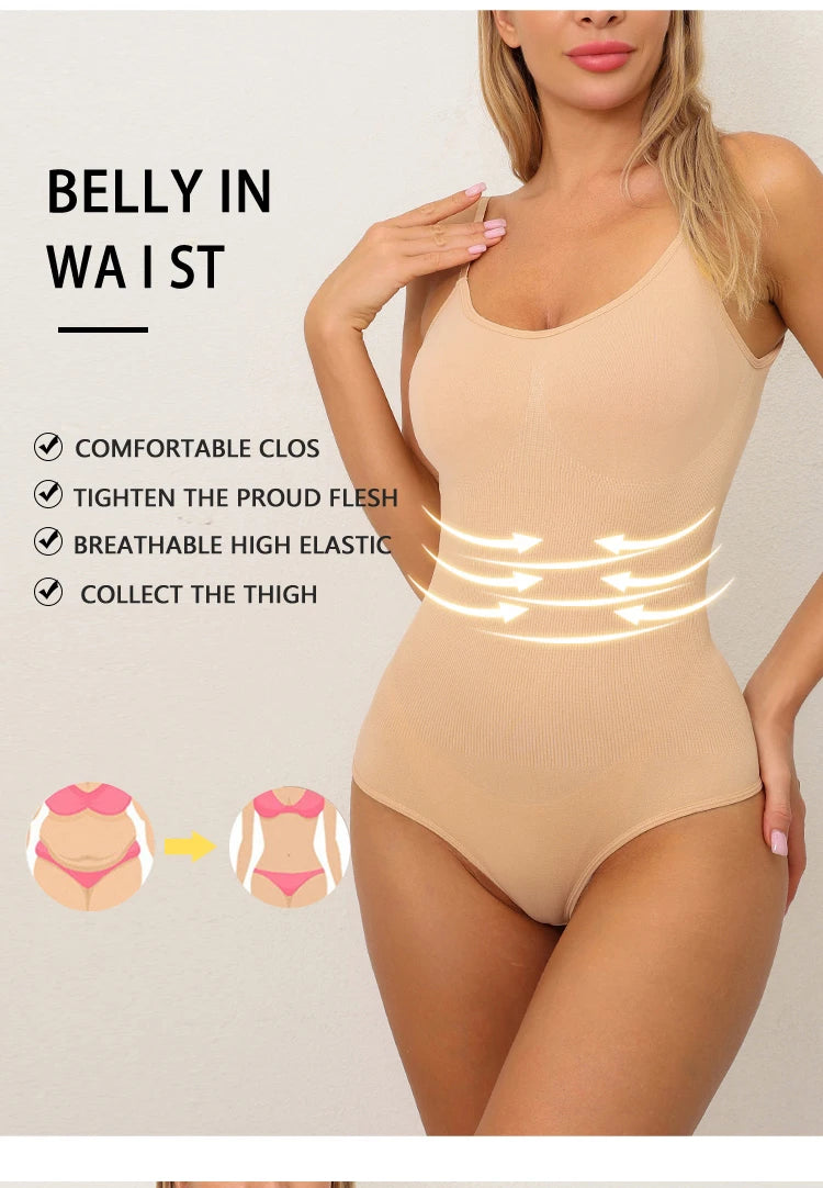 Women Bodysuit Shapewear Tummy Control Full Body Shaper Slimming Sheath Butt Lifter Push Up Thigh Slimmer Abdomen Shapers Corset