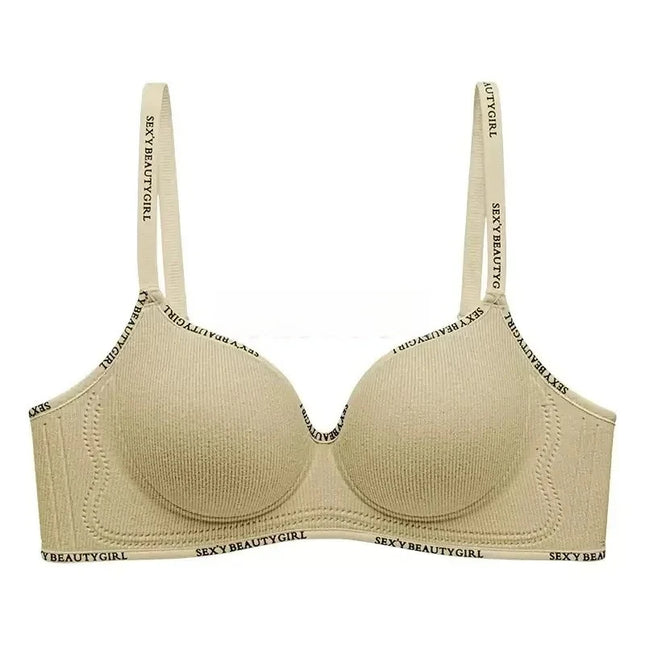 Wireless Push Up Bra A-C Cup Seamless Invisible Bralette w/ 3D Pads Anti-Sagging Comfort for Small Chest No Trace Underwear