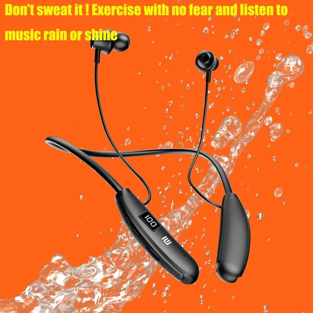 Xioami Wireless Headphones Hi-Fi Stereo Bluetooth Earphone Neckband Bass Sports Waterproof Earbuds Support TF Card Built-in Mic