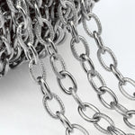1M NO FADE Stainless Steel Square Link Chain for DIY Necklace Bracelet 6.5mm Rolo Cable Link Chains Jewelry Making Supplies Bulk