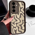 Striped Pattern Phone Case For Samsung Galaxy A17 A56 A16 A36 A55 A54 A15 A25 A35 5G S25 Edge S24 S23 S22 Ultra S24 FE TPU Cover