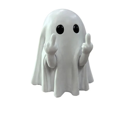 Halloween Decoration Maple Leave Ghost Desktop Ornaments Mini Skull Luminous Horror Eyeball Halloween Party Favors Home Decor