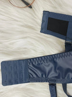 Pu leather fabric women's underwear with underwire pull-up thin mold cup sexy bra