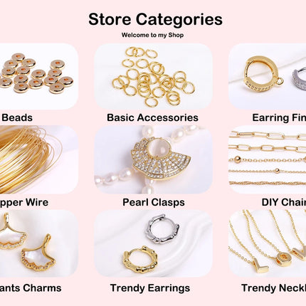 18K Gold Plated Separators For Bead,Spacers Beads For Jewelry Making,Brass Metal Round Beads,DIY Bracelets/Necklace Accessories