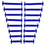 16pcs/lot Silicone Shoelaces No Tie Shoelaces 12 colors Elastic Lace Shoelace Creative Lazy Silicone Laces Rubber Lace