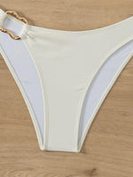 "2025 Sexy Bandeau Push-Up Bikini Set - Brazilian Thong Swimwear for Women"