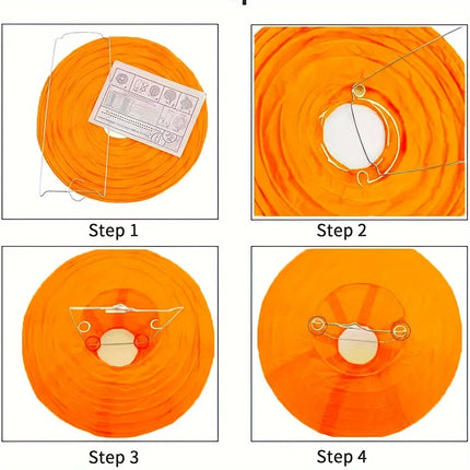 2pcs Halloween Pumpkin Lanterns for Halloween Decoration Jack-O'-Lanterns for Home Outdoor Decoration No Electricity Needed