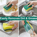 Highly Absorbent Cleaning Sponges Dish washing Magic Clean Pot Rust Stain Sponge Brush Kitchen Grease Cleaner Household Tools