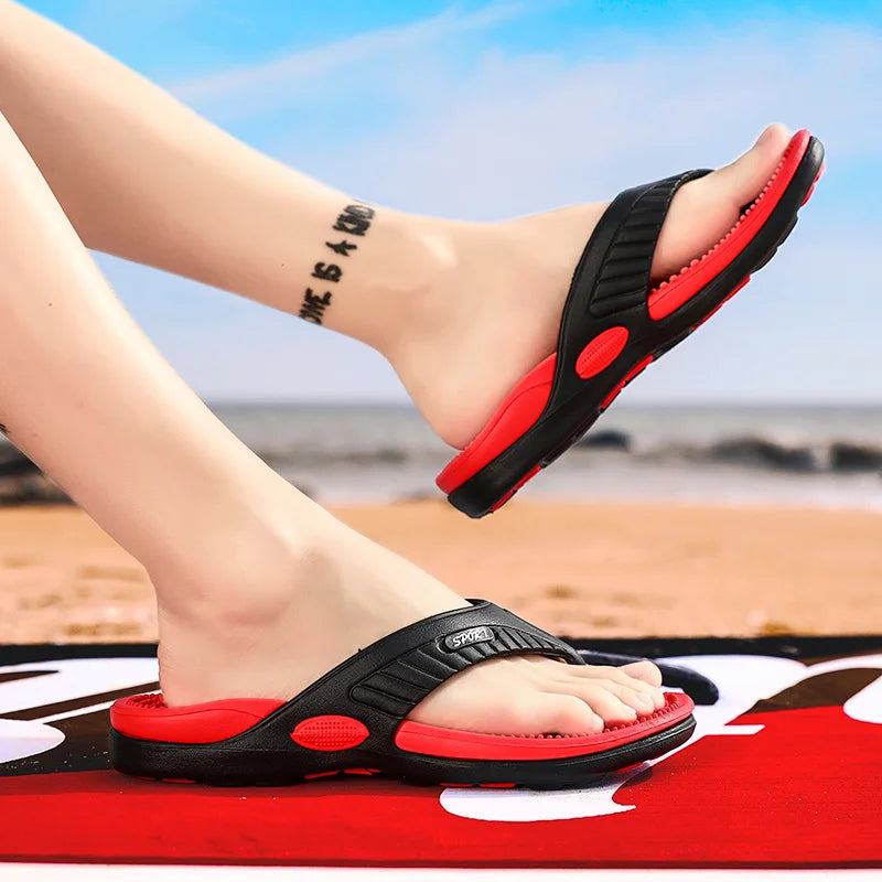 New Summer Fashion Mens Light Slippers Casual Breathable Indoor and Outdoor Slippers