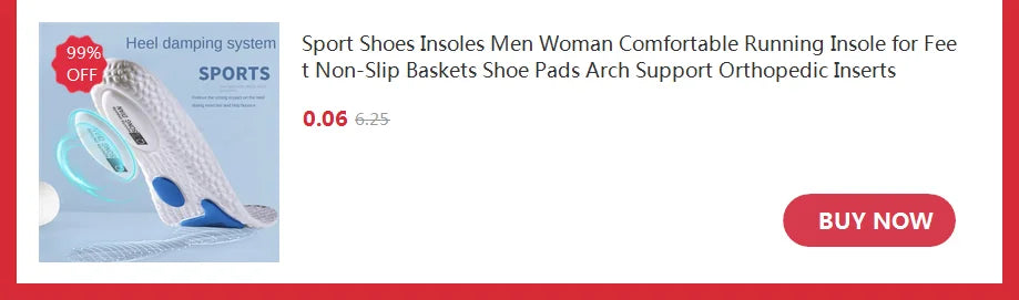 1Pair Height Increase Insole for Feet Comfort Plantar Fasciitis Shoes Insoles Men Women Sports Air Shock Absorbing Shoe Pads