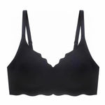Sexy Seamless Bras For Women Wire Free Push Up Brassiere V Neck Bralette Women's Glossy Soft Underwear Female Lingerie Intimates
