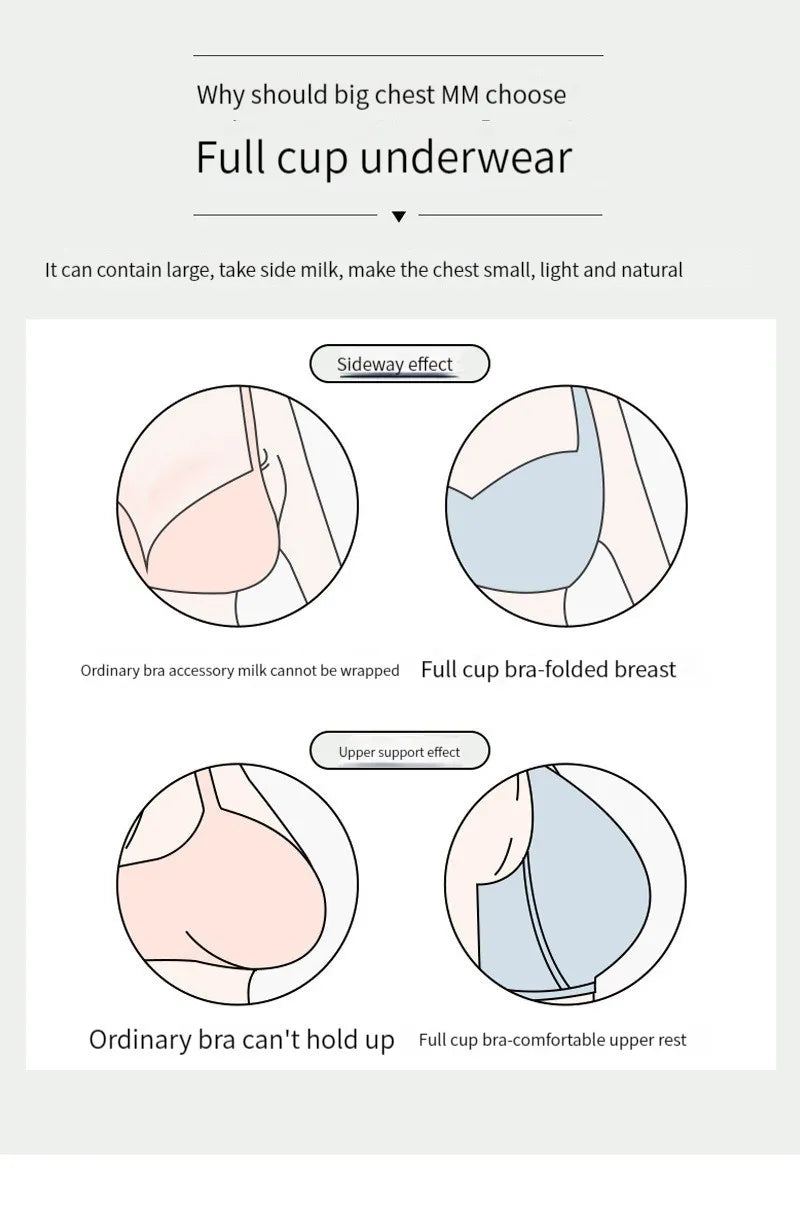 Soft cotton cups before the zipper in the elderly underwear breathable women without steel ring tank top lace large size bra