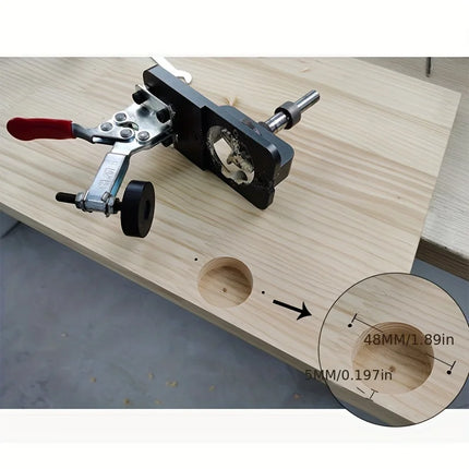 Woodworking 35mm Hole Opener Hinge Opener Door Cabinets Hinge Locator Wood Work Hole Drilling Guide Locator