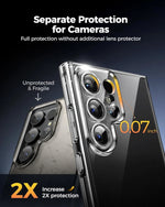 Original Clear Silicone Case For Galaxy Samsung S24 S23 S22 S21 Ultra FE Plus Ultra Thin Crystal Soft TPU Cover A14 A34 A54 5G