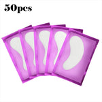 50 Pieces Of Hydrogel Eyelash Patch Grafting Eyelashes Isolating Pad Eyelash Patch Beauty  Moisturizing Eye Mask for Long-lastin