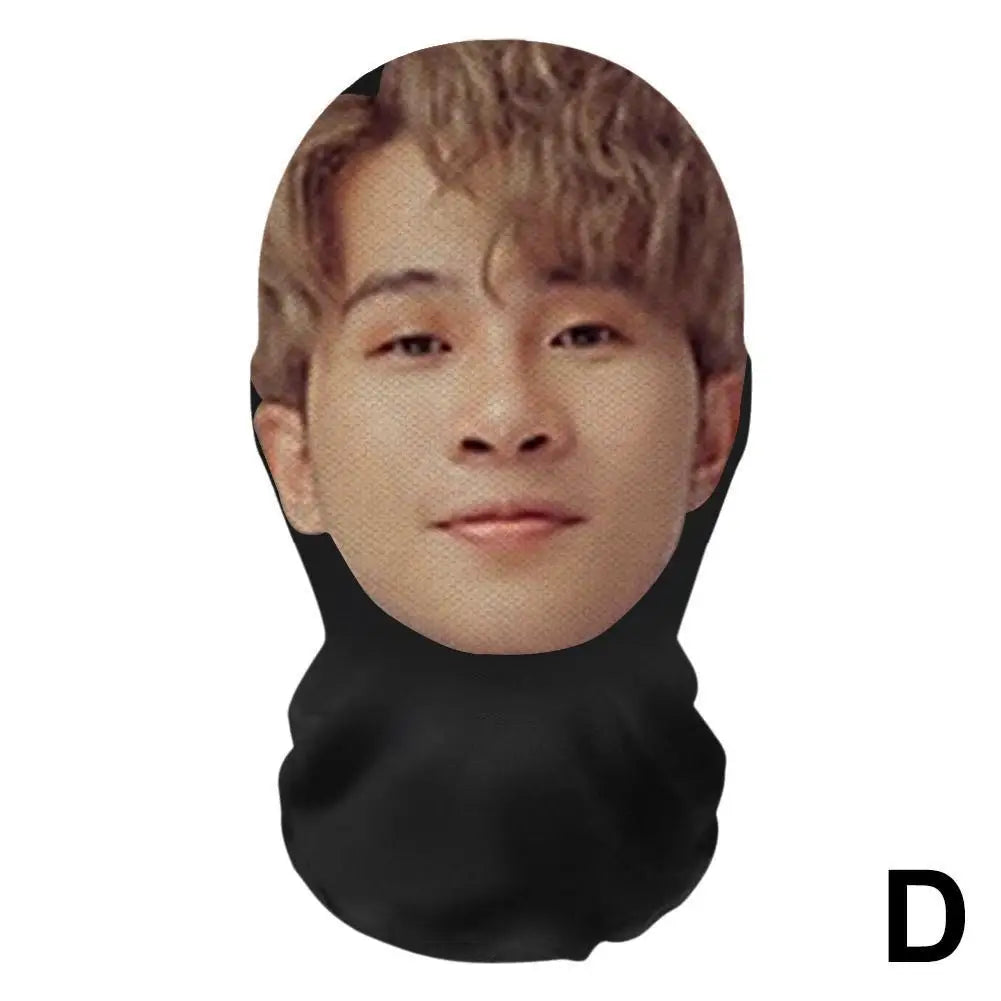 Interesting 3D Printed Seamless Full Face Mask Hat Cosplay Facial Mask Party Cosplay Props Halloween Mask