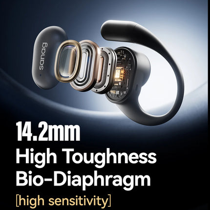 #Sanag C16S Bluetooth 5.4 Wireless Headphones Open Ear OWS Earphones HiFi Sound Headset APP Control TWS Earbuds 8 Hours Playback