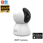 HD 4MP Tuya Smart Mini WiFi IP Camera Surveillance Camera Automatic Tracking Indoor Wireless Security Home CCTV Baby Monitor