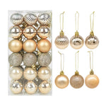 1box Christmas Balls Christmas Tree Ornaments Ball Xmas Hanging Tree Pendants Home Party Decor 2026 New Year Gift Noel Navidad