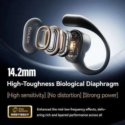 #Sanag C16S Bluetooth 5.4 Wireless Headphones Open Ear OWS Earphones HiFi Sound Headset APP Control TWS Earbuds 8 Hours Playback