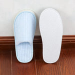 3 Pairs/Set Closed Toe Non-slip Hotel Slippers High Quality Disposable Hotel Bathroom Slippers Indoor Guest Travel Slippers Hot