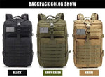 QT&QY 30/50L Tactical Backpacks Man Traveling Bags Survival Outdoor 3P Assault Pack EDC Molle Pack hiking Trekking Hunting Bag